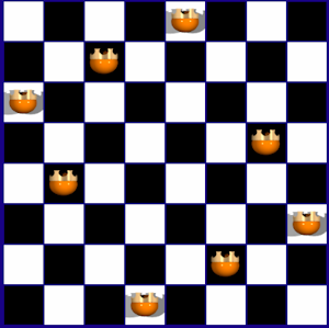 Board with rotated reflected solution